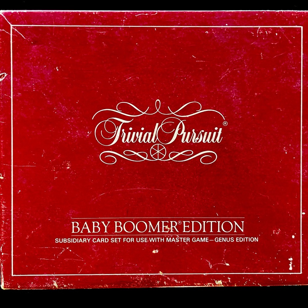 VINTAGE 1980s Trivial Pursuit Baby Boomer Edition Complete